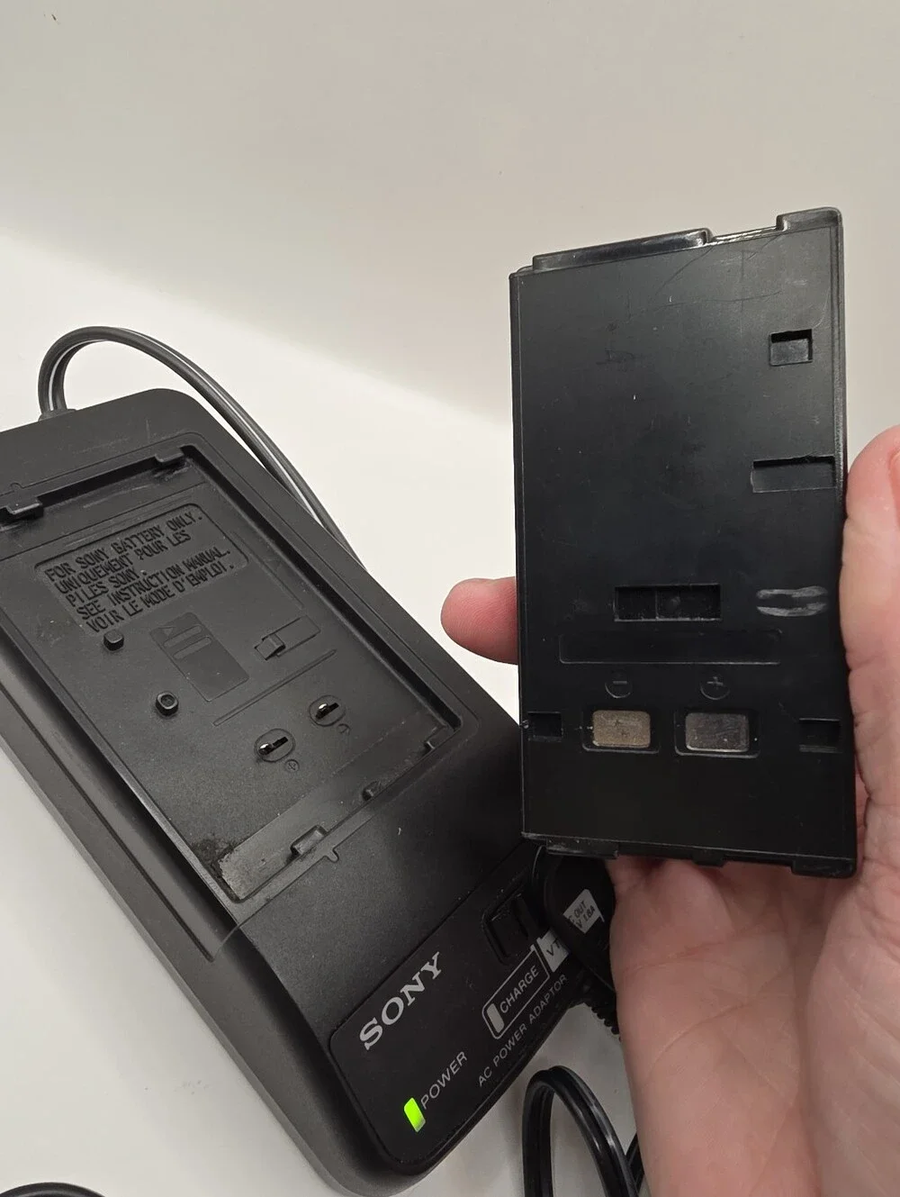 Sony AC-V16A Charger/Power Adapter For Handycam Camcorder